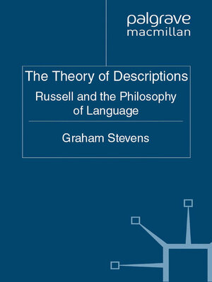 cover image of The Theory of Descriptions